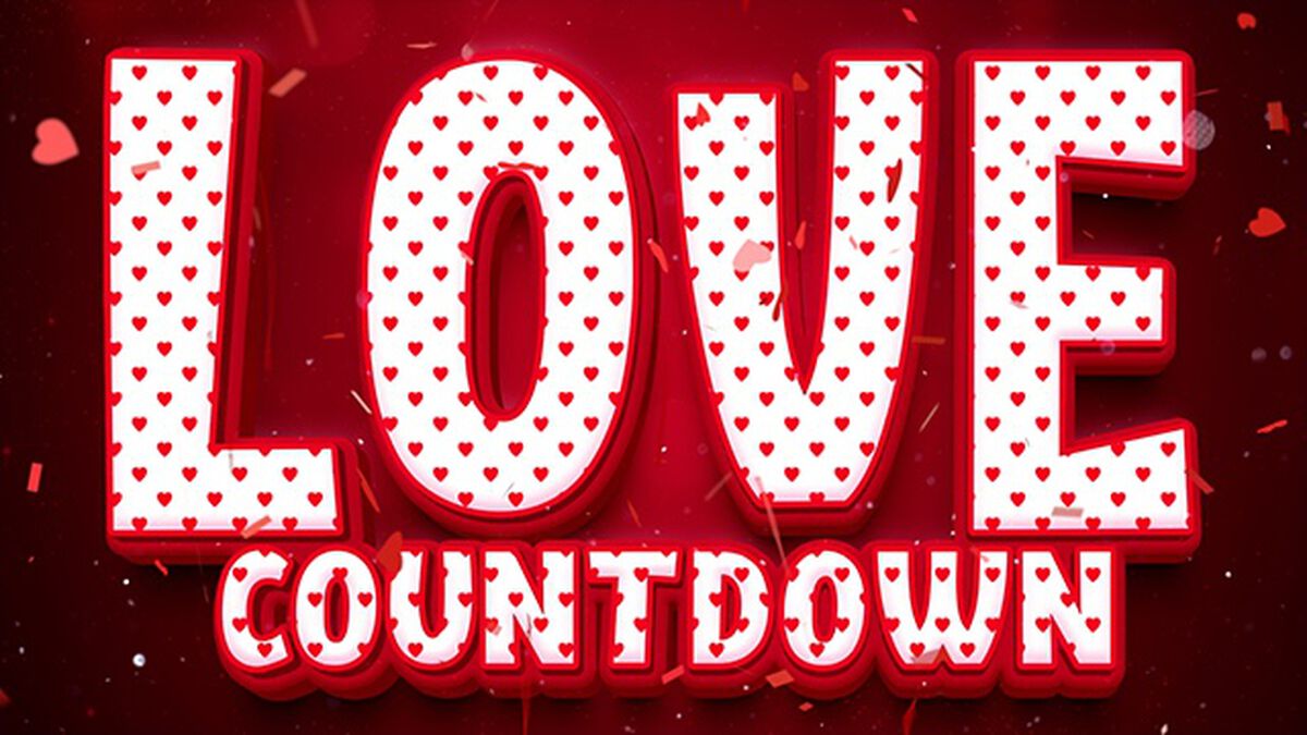 Love Bold Heart Confetti Countdown image number null